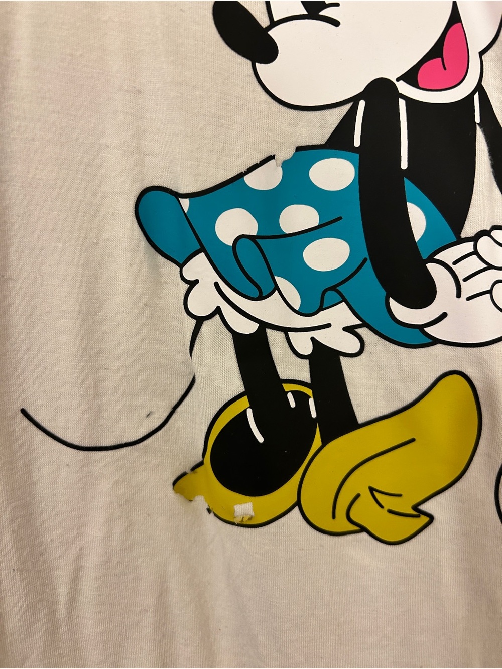 Disney White Graphic Tee by Posh Peanut with Black Logo - Picture 4 of 6
